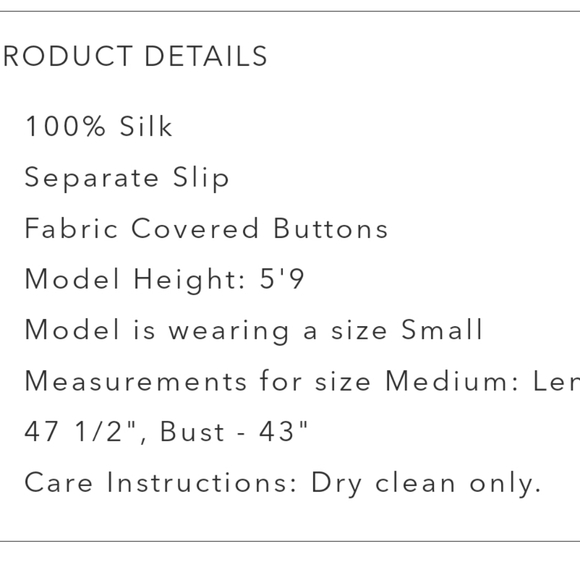 Nwt Johnny Was Silk dress size Small - Picture 5 of 5